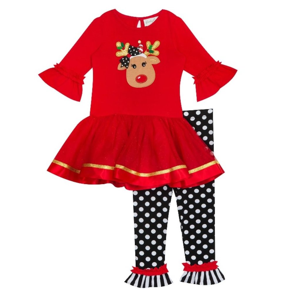 Emily Rose Girls' Reindeer Set